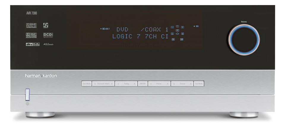 AVR 7300 - Black - Audio/Video Receiver With Dolby Digital & DTS (125 watts x 2 | 110 watts x 7) - Hero